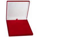 Imagem de Estojo Veludo Colar Grande Vermelho F23